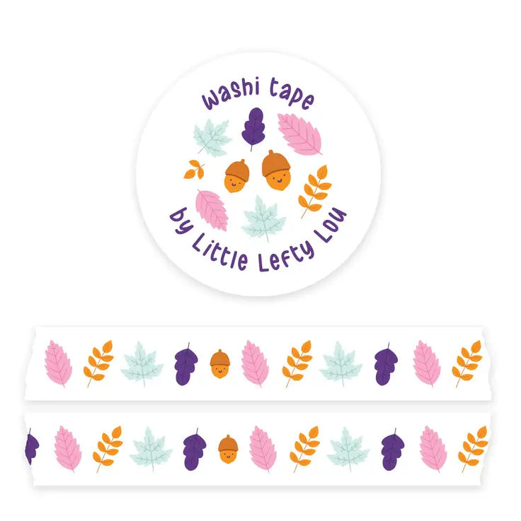 Washi Tape - Pastel Herfstbladeren